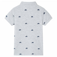 Polo per Bambini Grigio MÃ©lange 92cod mxl 110730