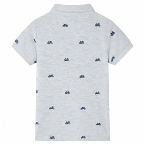 Polo per Bambini Grigio MÃ©lange 92cod mxl 110730