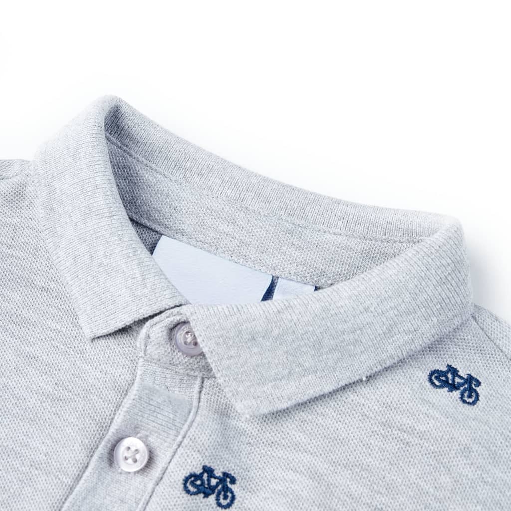 Polo per Bambini Grigio MÃ©lange 92cod mxl 110730