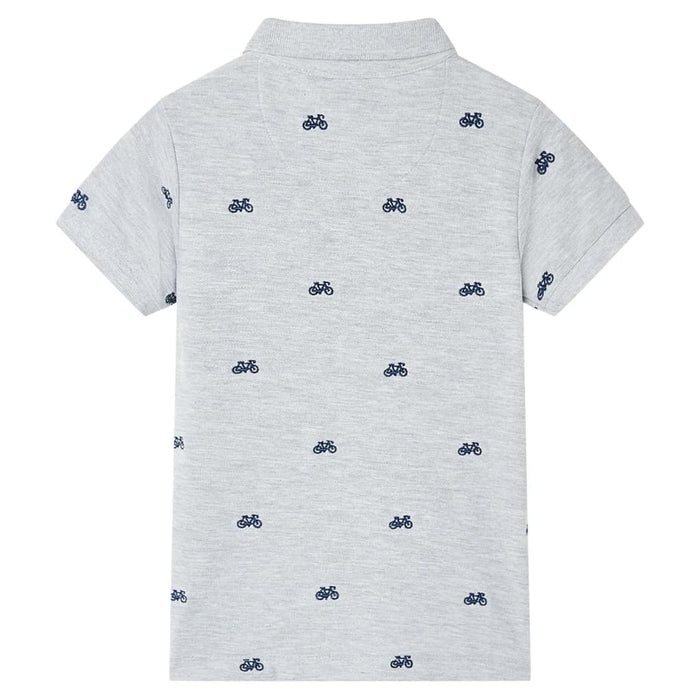 Polo per Bambini Grigio MÃ©lange 104cod mxl 86761