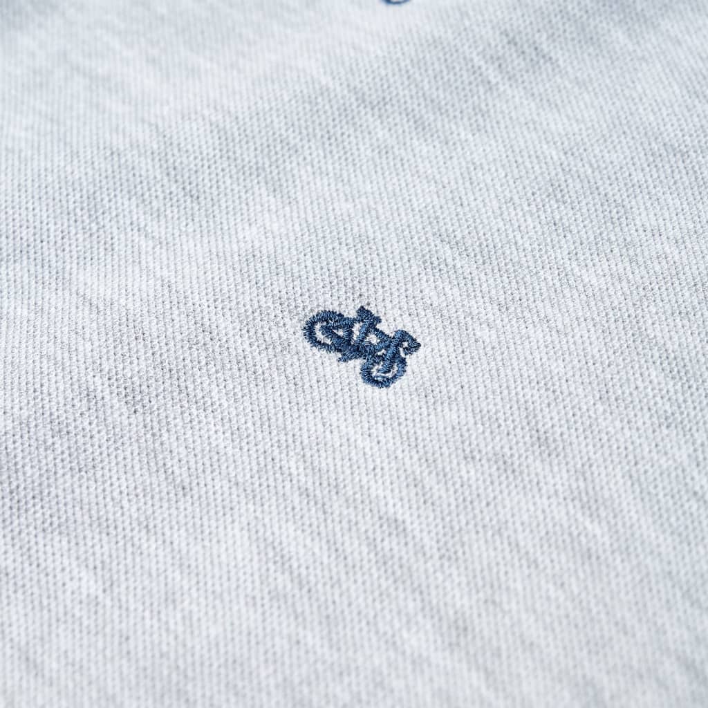 Polo per Bambini Grigio Mélange 104 12165