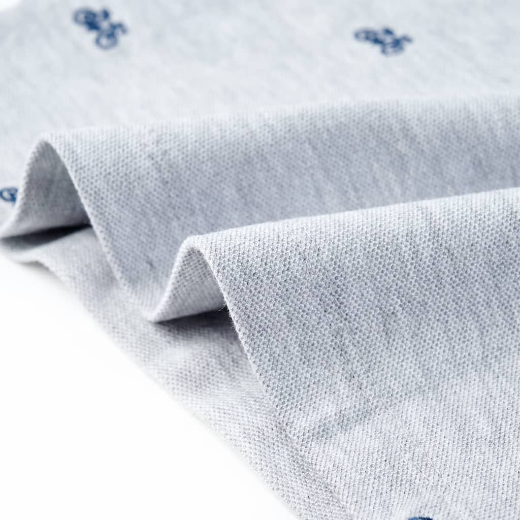 Polo per Bambini Grigio Mélange 104 12165