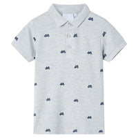 Polo per Bambini Grigio MÃ©lange 116cod mxl 110743