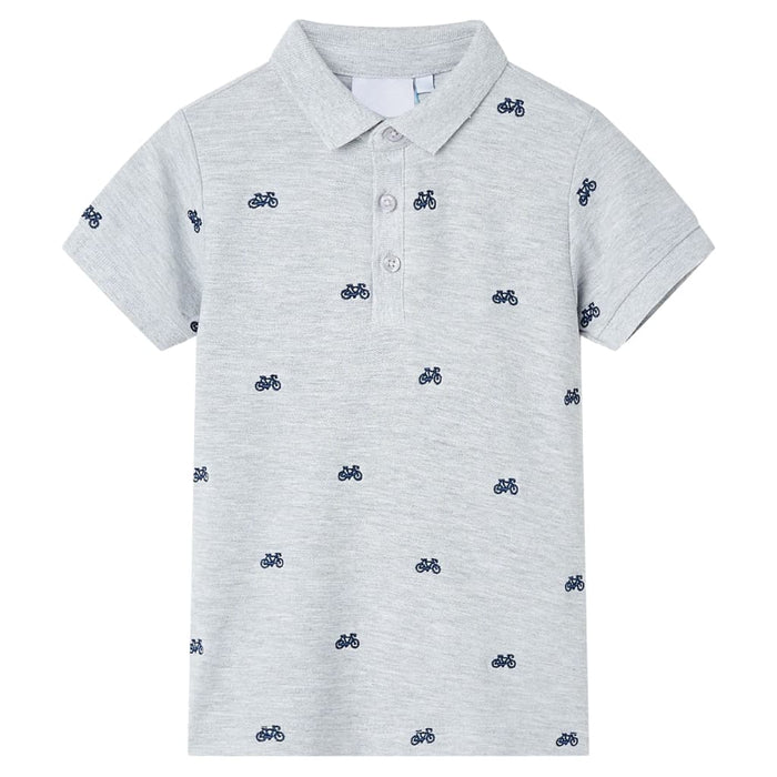 Polo per Bambini Grigio MÃ©lange 116cod mxl 110743