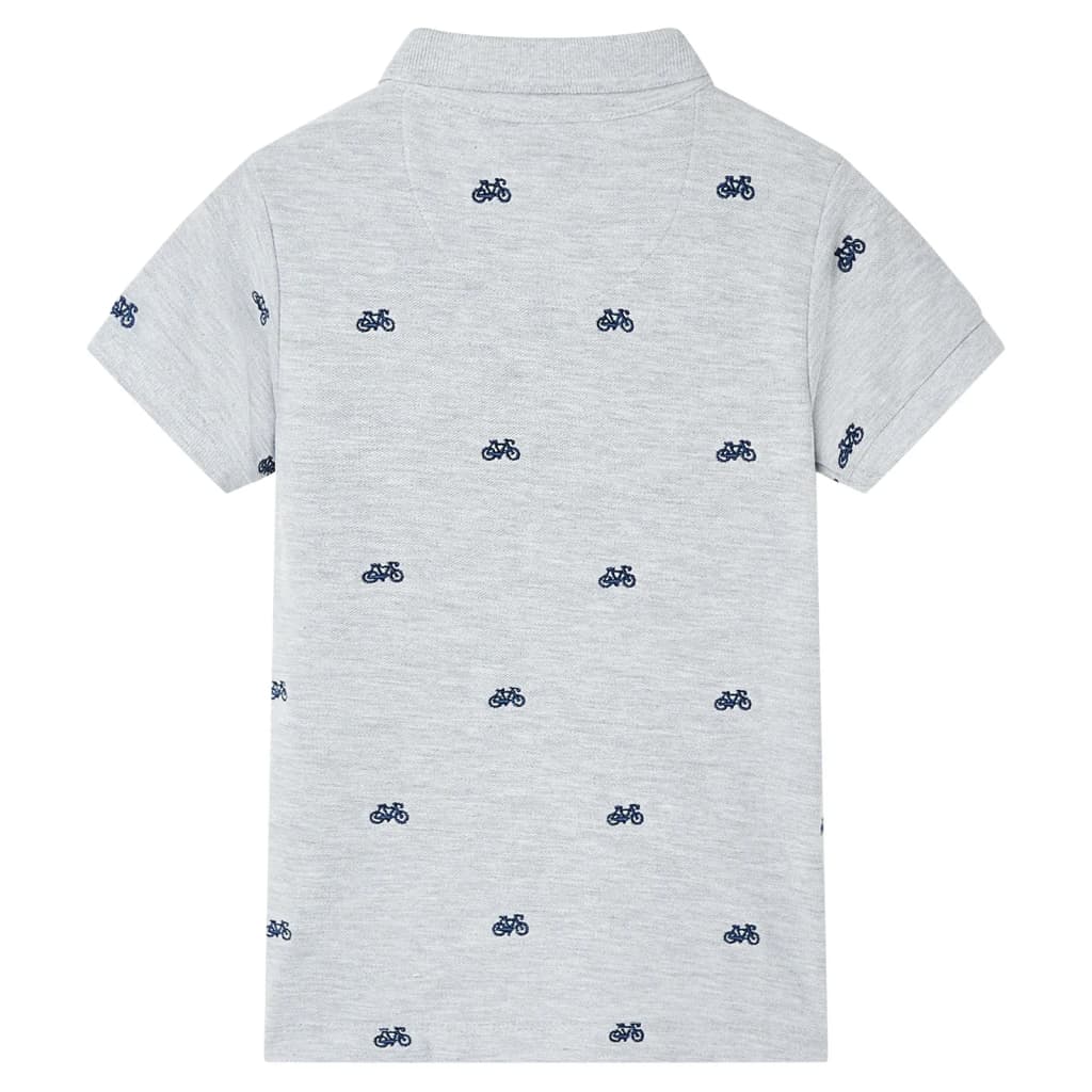 Polo per Bambini Grigio MÃ©lange 128cod mxl 86762