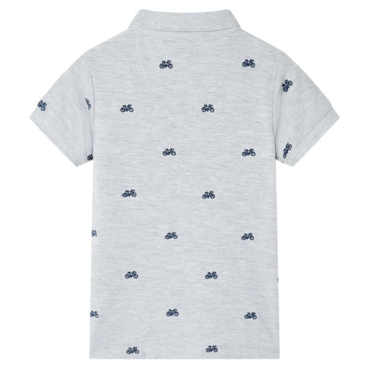 Polo per Bambini Grigio MÃ©lange 128cod mxl 86762