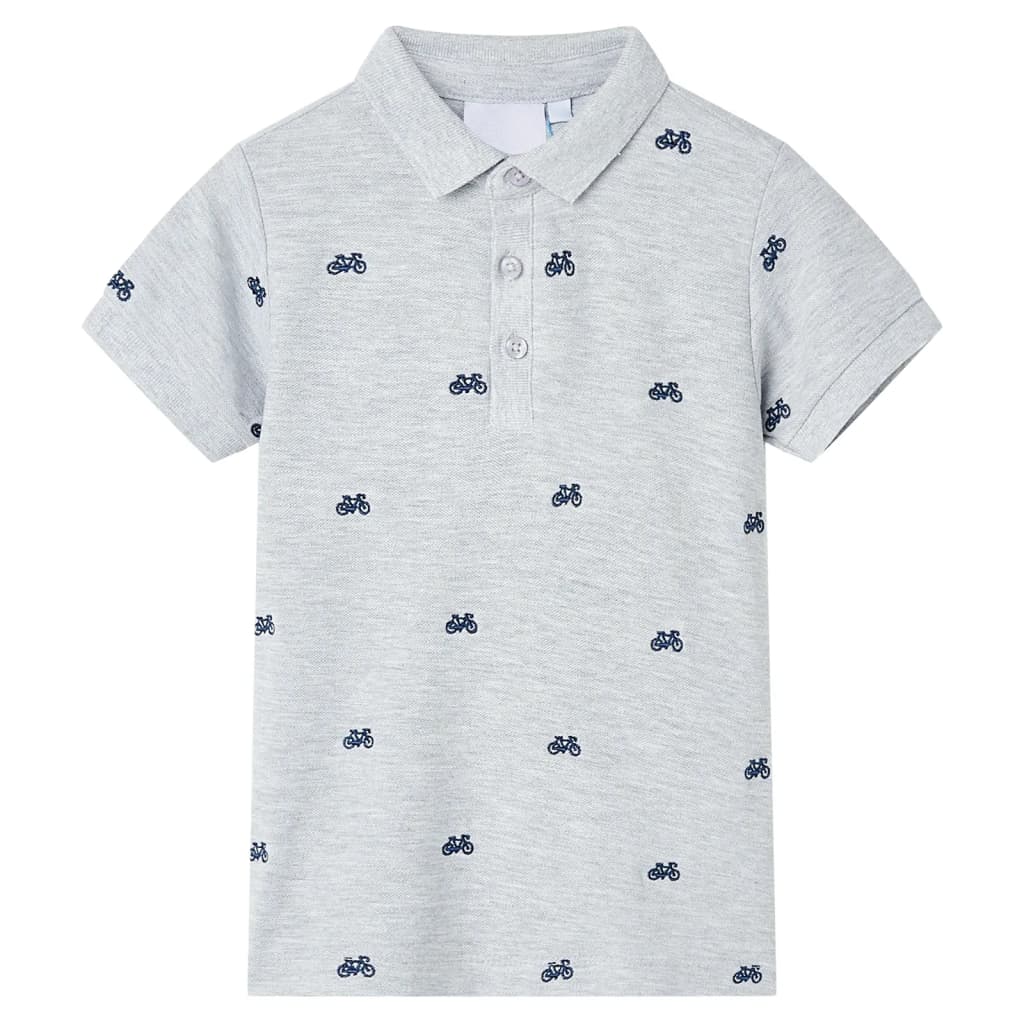 Polo per Bambini Grigio MÃ©lange 140cod mxl 134768