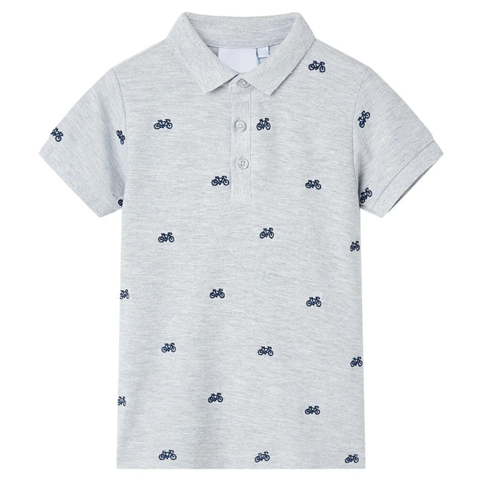 Polo per Bambini Grigio MÃ©lange 140cod mxl 134768