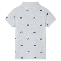 Polo per Bambini Grigio MÃ©lange 140cod mxl 134768