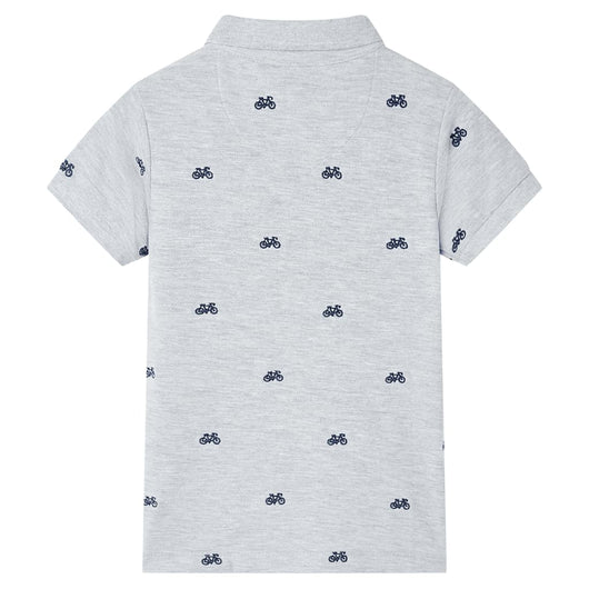 Polo per Bambini Grigio MÃ©lange 140cod mxl 134768