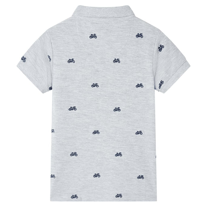 Polo per Bambini Grigio MÃ©lange 140cod mxl 134768