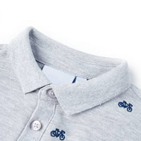 Polo per Bambini Grigio MÃ©lange 140cod mxl 134768