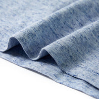 Maglietta da Bambino a Maniche Corte Blu Mélange 92 12169