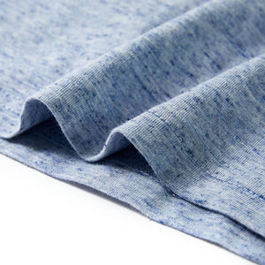 Maglietta da Bambino a Maniche Corte Blu Mélange 92 12169