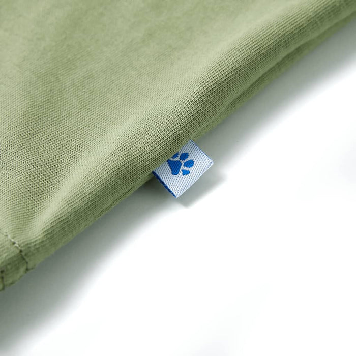 Maglietta da Bambino a Maniche Corte Cachi Chiaro 92 12174