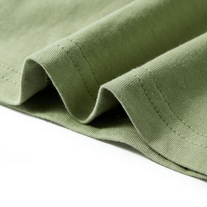 Maglietta da Bambino a Maniche Corte Cachi Chiaro 92