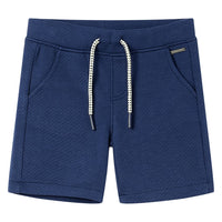 Pantaloncini per Bambini con Coulisse Blu Scuro 140cod mxl 115171