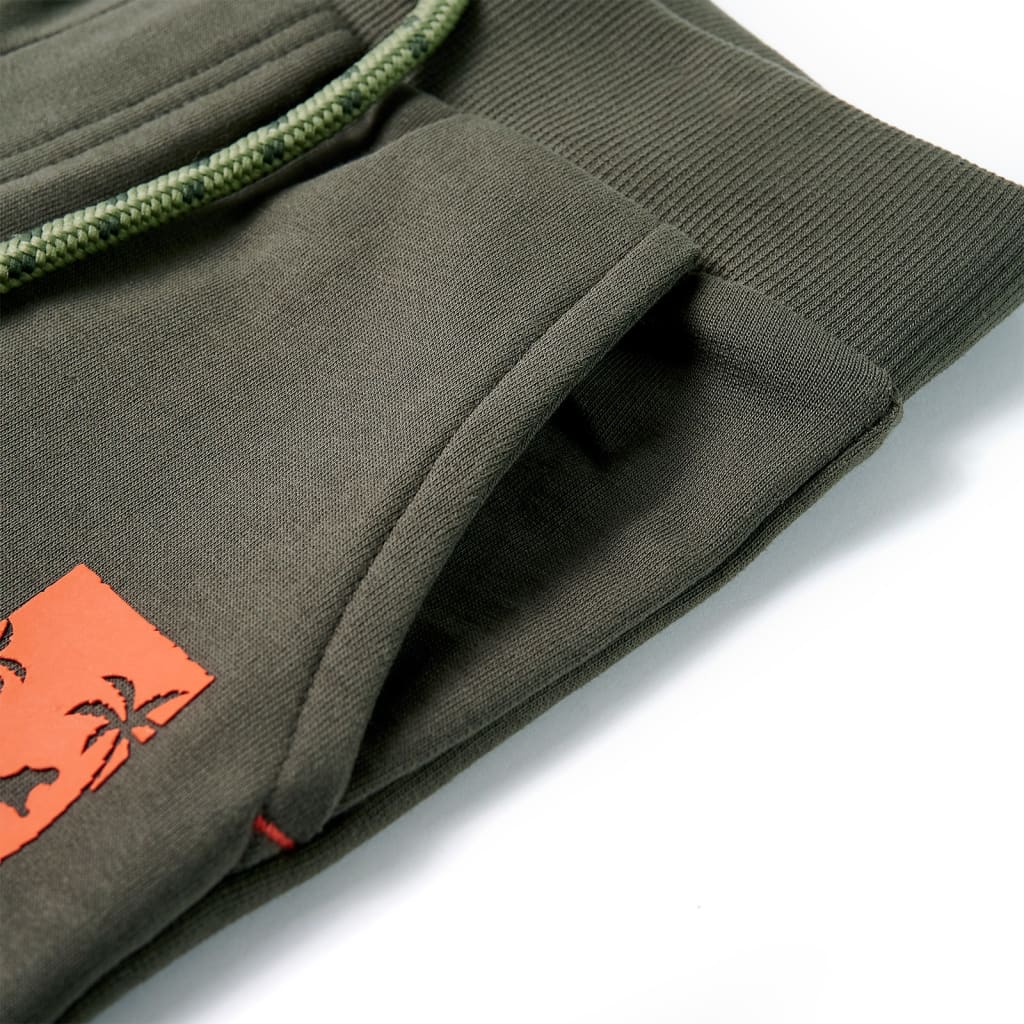 Pantaloncini per Bambini con Coulisse Cachi Scuro 104 12200