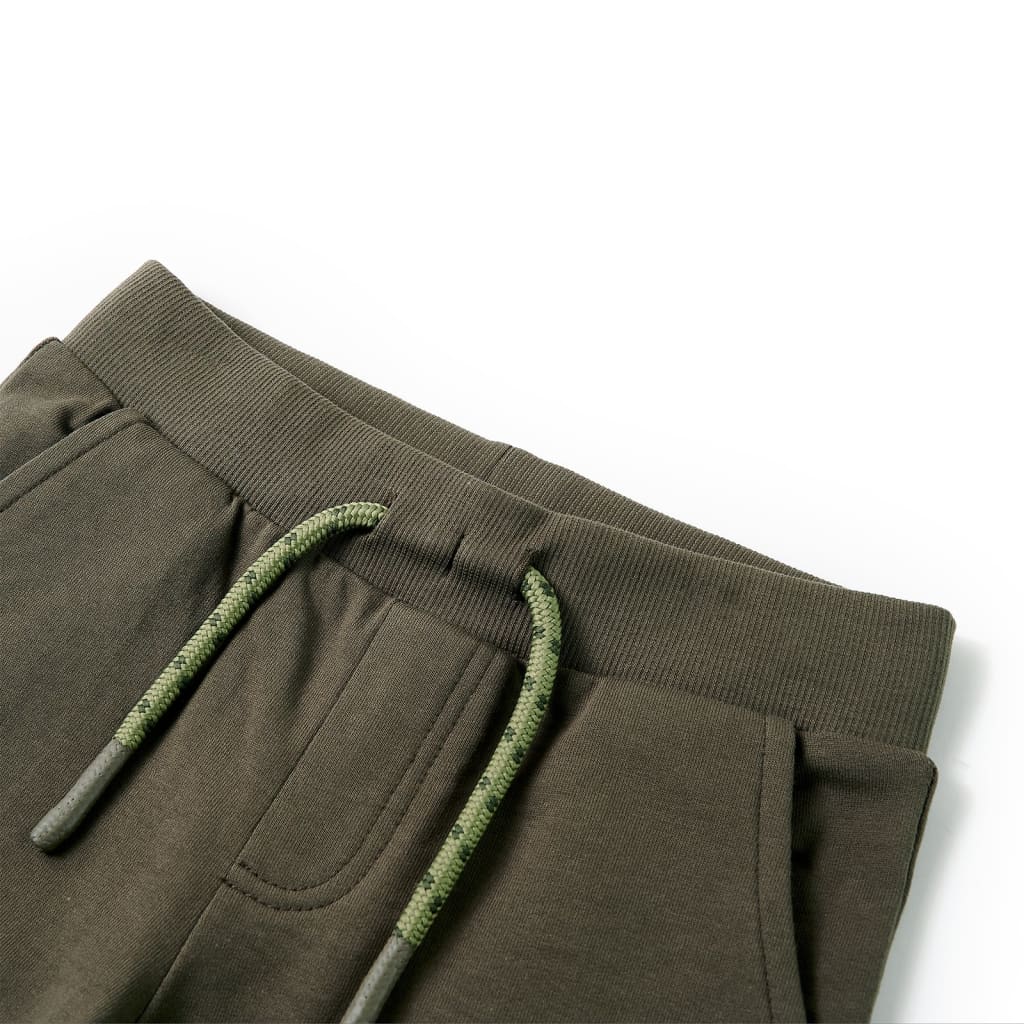 Pantaloncini per Bambini con Coulisse Cachi Scuro 116 12201
