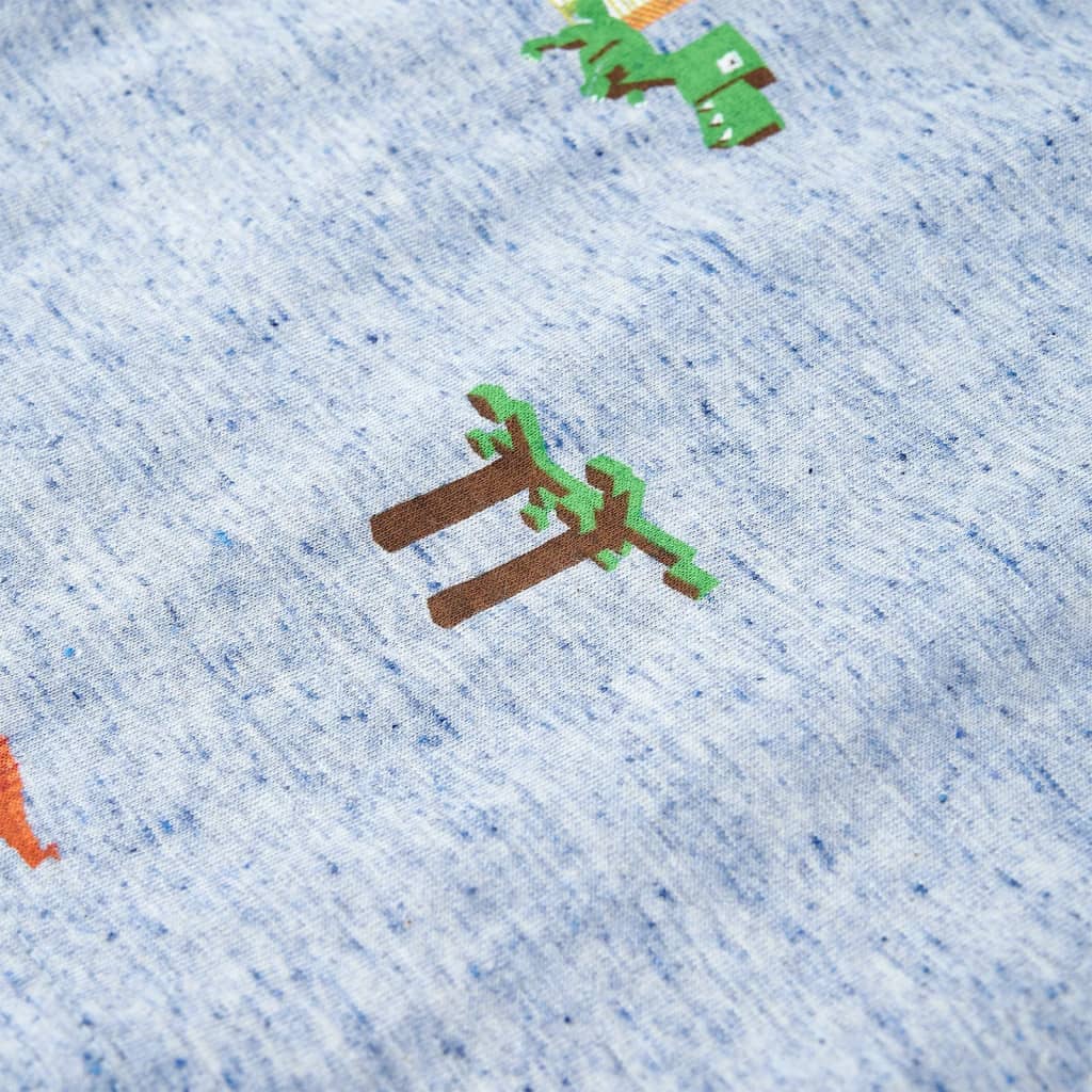 Maglietta da Bambino Blu Mélange 104 12225