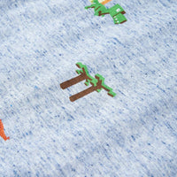 Maglietta da Bambino Blu Mélange 116