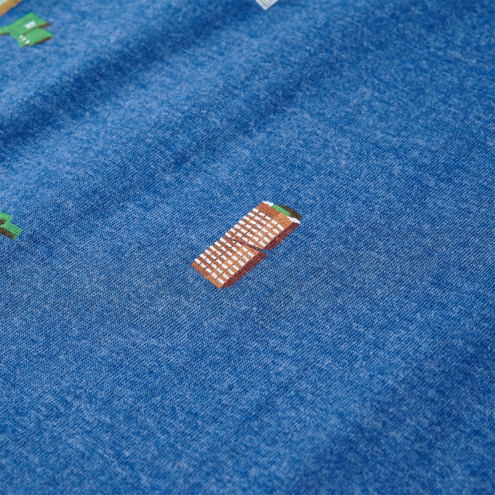 Maglietta da Bambino Blu Scuro Mélange 116