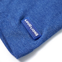 Maglietta da Bambino Blu Scuro Mélange 104 12240