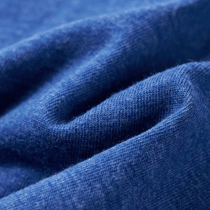 Maglietta da Bambino Blu Scuro Mélange 104 12240