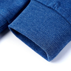 Felpa da Bambino Blu Scuro Mélange 140 12253