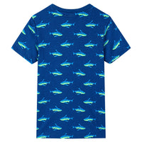 Maglietta da Bambino Blu Scuro 116cod mxl 111439