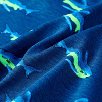 Maglietta da Bambino Blu Scuro 116 12306