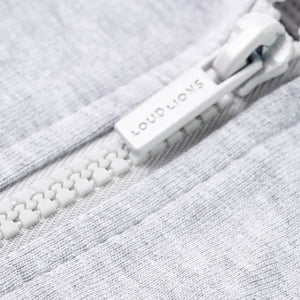 Felpa con Cappuccio e Cerniera per Bambini Grigia 92 12359