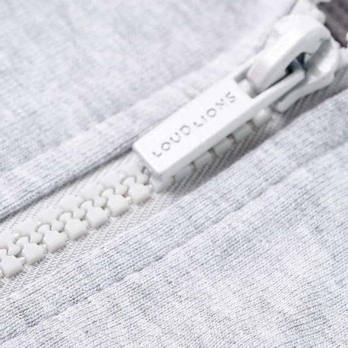 Felpa con Cappuccio e Cerniera per Bambini Grigia 92 12359