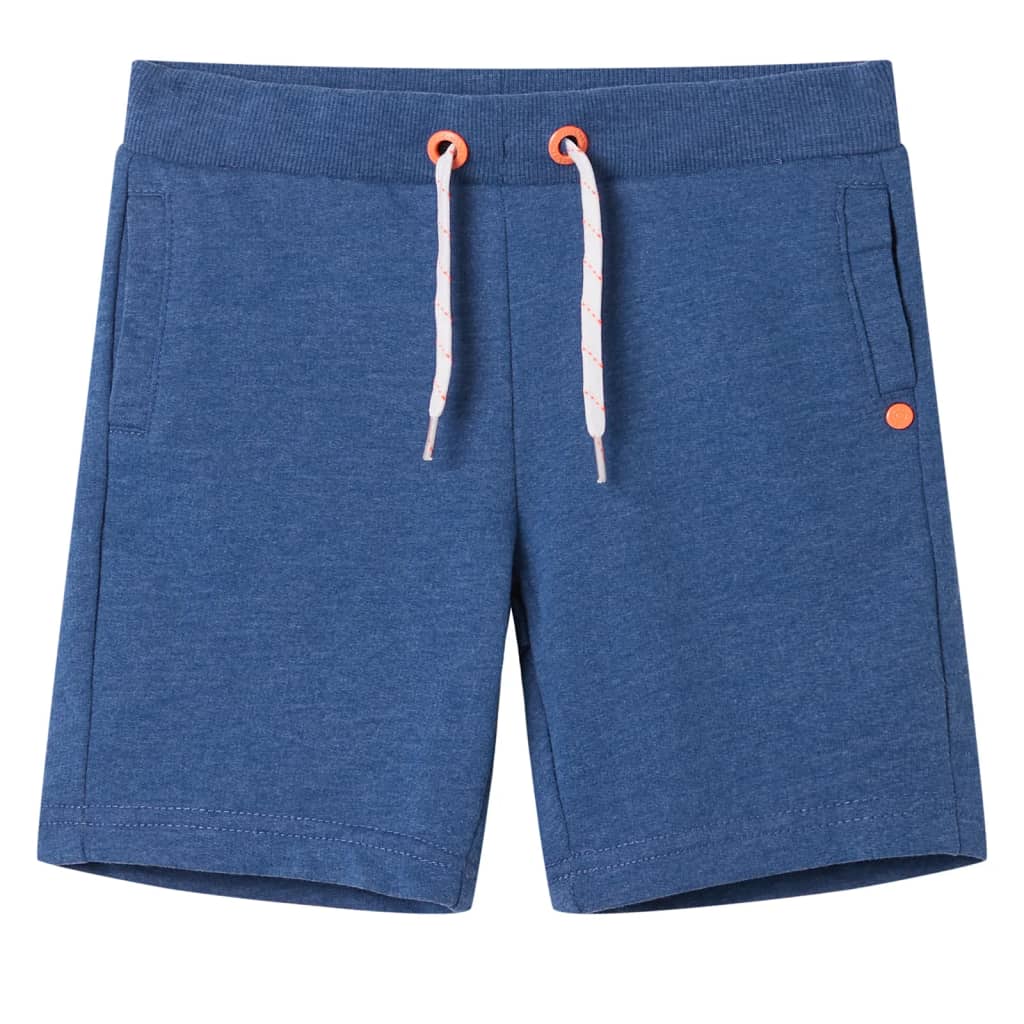 Pantaloncini per Bambini con Coulisse Blu Scuro MÃ©lange 92cod mxl 86743