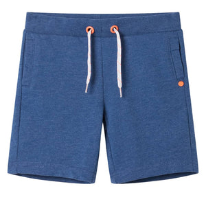Pantaloncini per Bambini con Coulisse Blu Scuro MÃ©lange 92cod mxl 86743