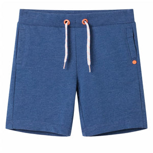 Pantaloncini per Bambini con Coulisse Blu Scuro MÃ©lange 104cod mxl 110750