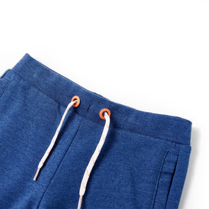 Pantaloncini per Bambini con Coulisse Blu Scuro MÃ©lange 104cod mxl 110750
