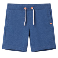 Pantaloncini per Bambini con Coulisse Blu Scuro MÃ©lange 128cod mxl 110751