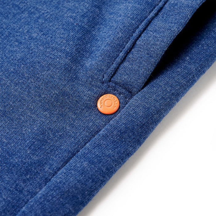 Pantaloncini per Bambini con Coulisse Blu Scuro Mélange 140