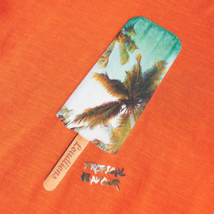 Maglietta per Bambini Arancione Scuro 104 12375