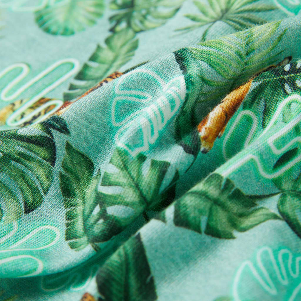 Maglietta da Bambino Verde Chiaro Mélange 104 12405