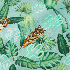 Maglietta da Bambino Verde Chiaro Mélange 116 12406