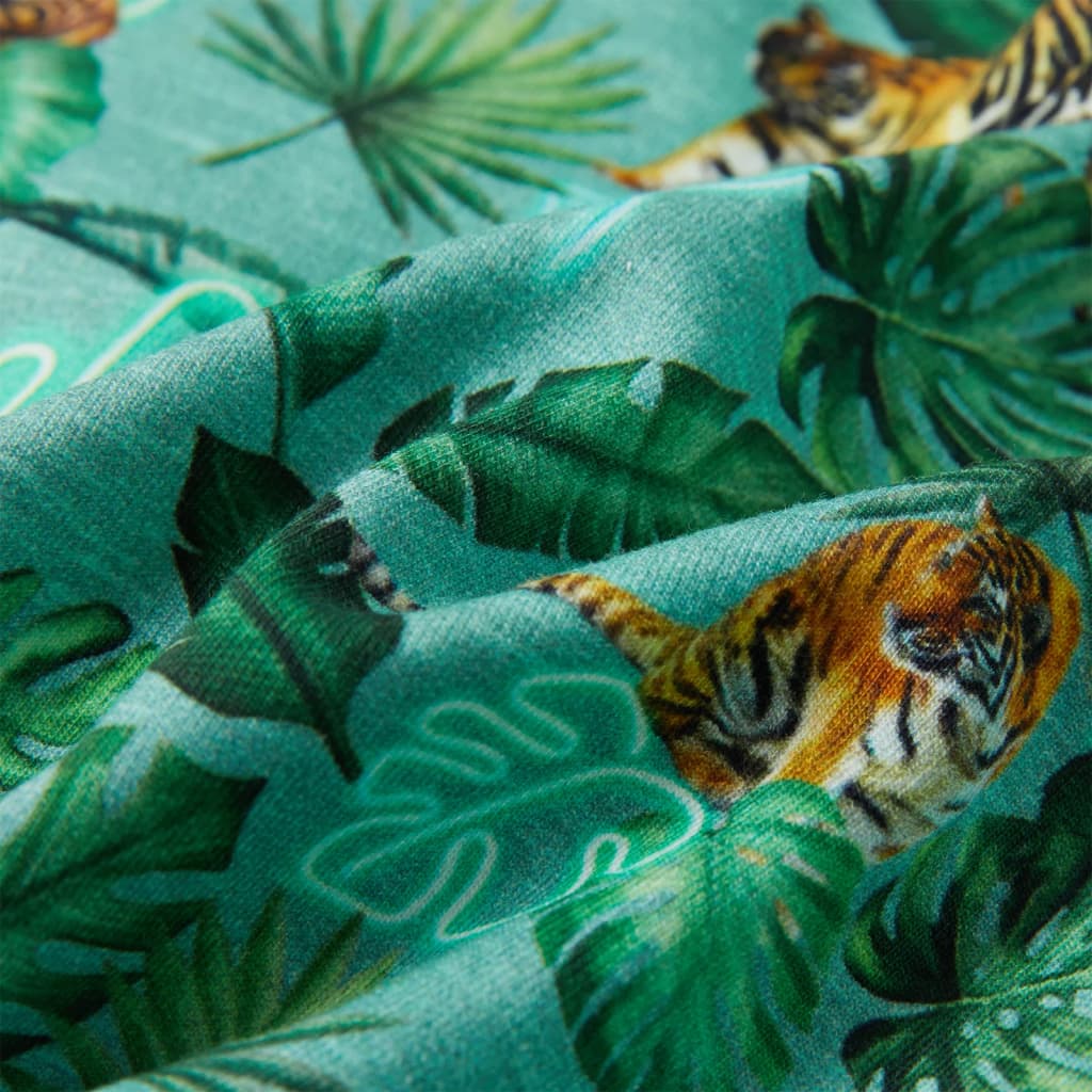 Felpa da Bambino Verde Chiaro Mélange 104 12410