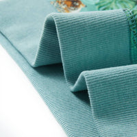 Felpa da Bambino Verde Chiaro Mélange 104