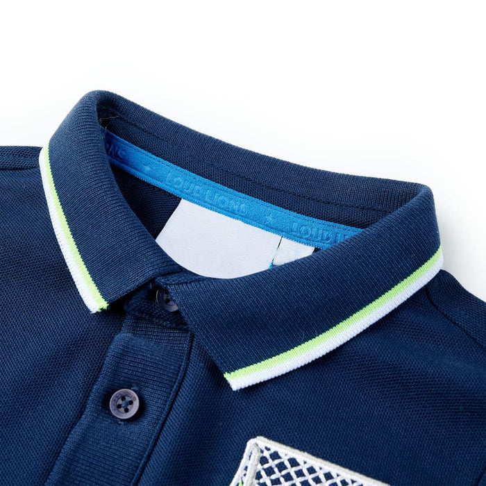 Polo da Bambino Blu Marino 92cod mxl 134755