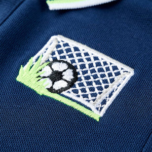 Polo da Bambino Blu Marino 140 12443