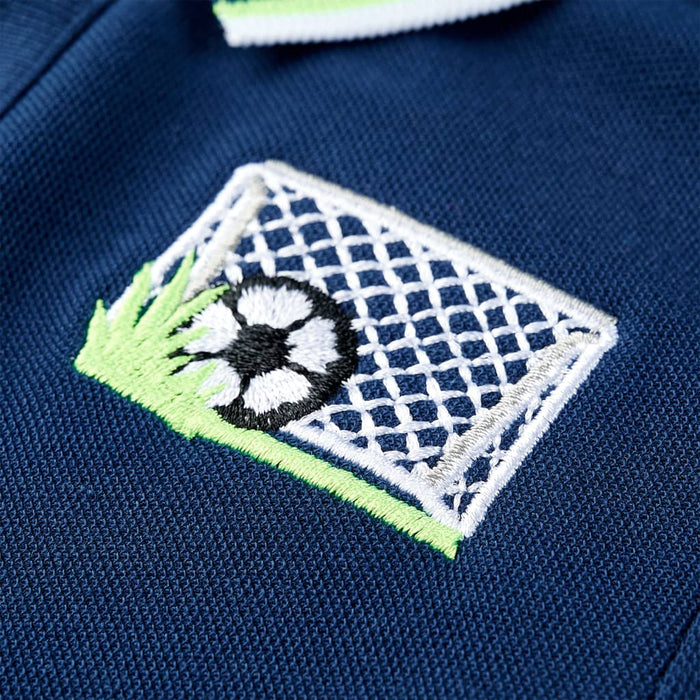 Polo da Bambino Blu Marino 140 12443