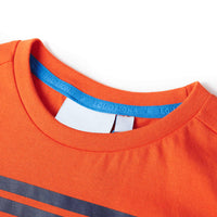 Maglietta per Bambini Arancione Scuro 128cod mxl 133281