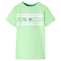 Maglietta per Bambini Verde Neon 92cod mxl 117198