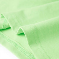 Maglietta per Bambini Verde Neon 104